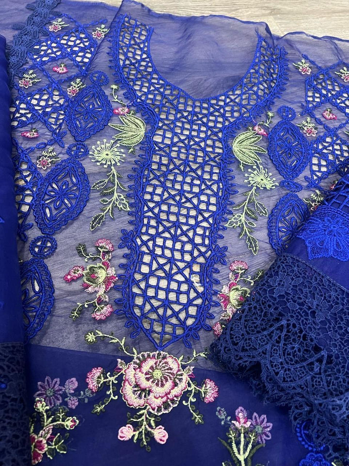 Aneela?s Organza Suit-Replica Suits-Replica Zone