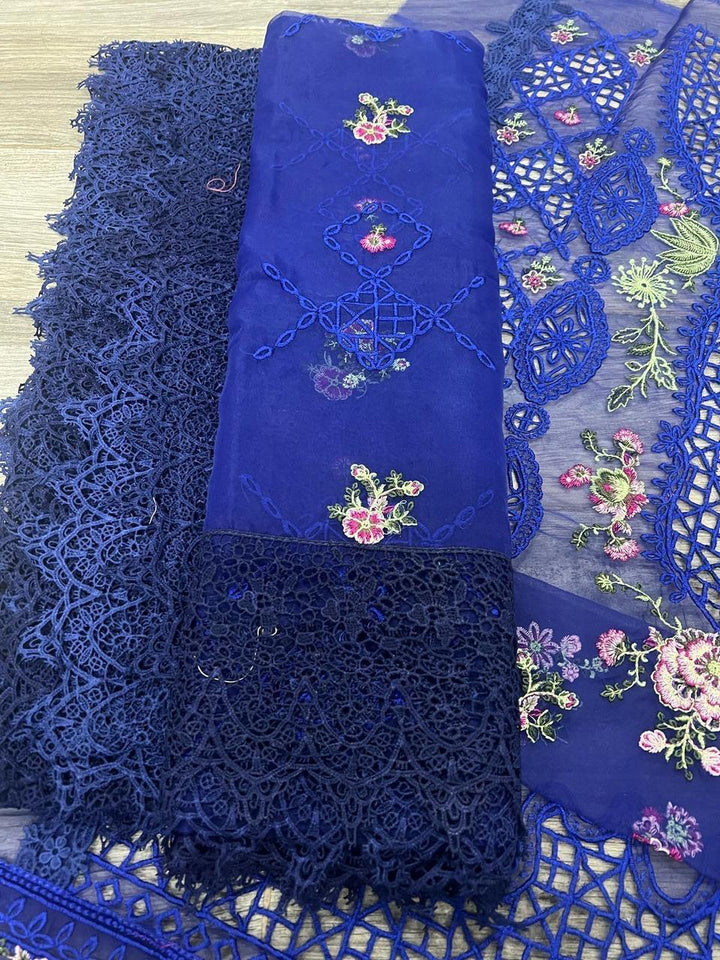 Aneela?s Organza Suit-Replica Suits-Replica Zone