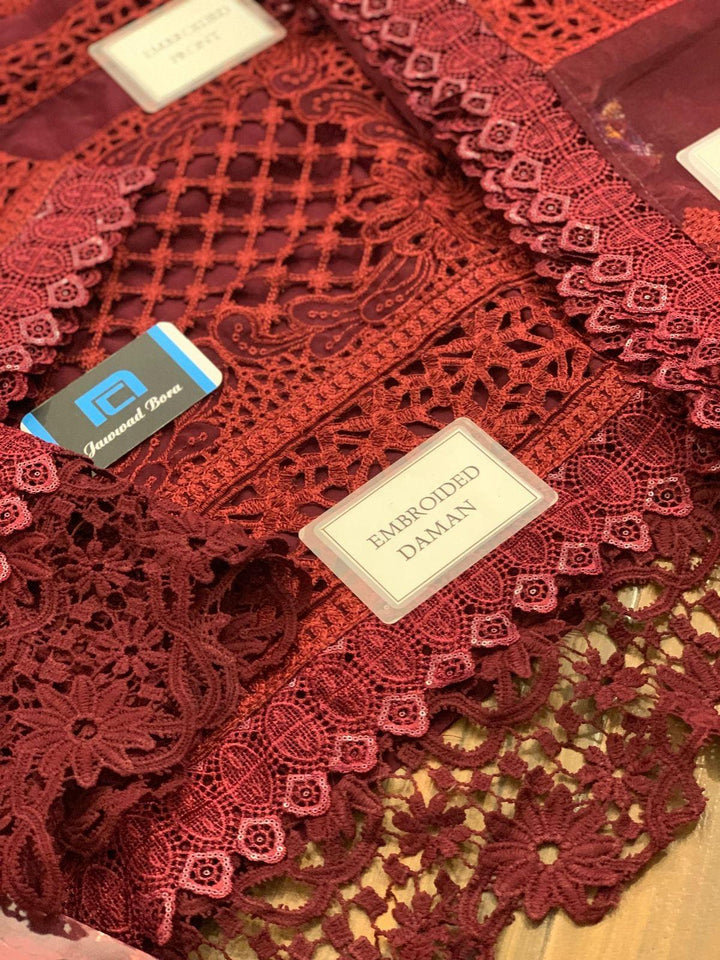 Aneela's Organza Suit-Replica Suits-Replica Zone