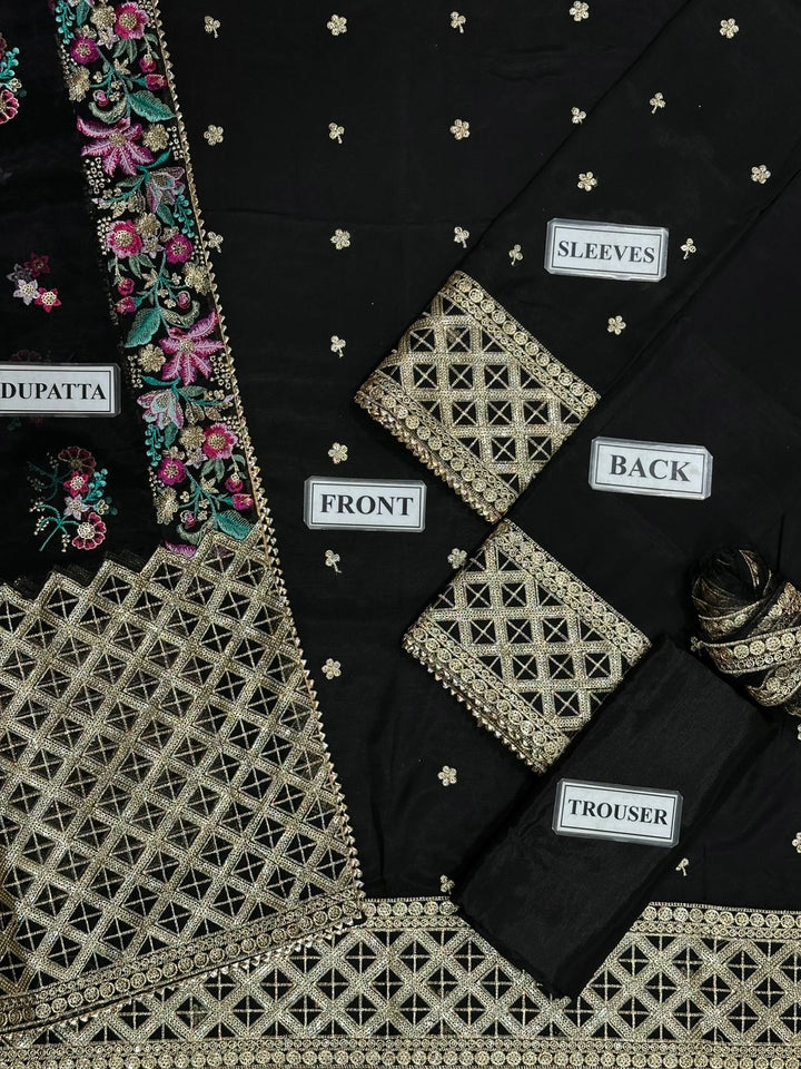 Aneela's Silk Suit-Replica Suits-Replica Zone