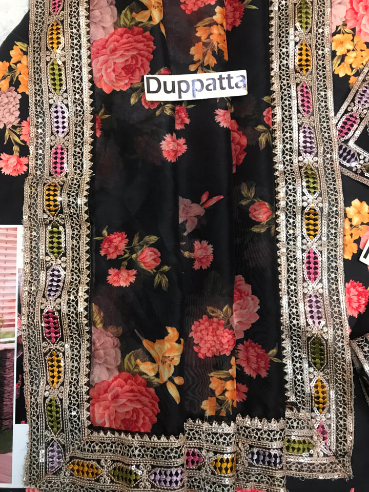 Aneela's Silk Suit-Replica Suits-Replica Zone