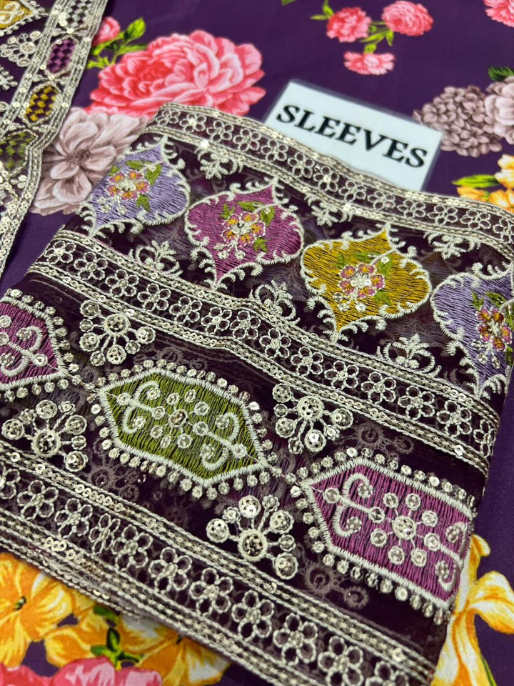 Aneela's Silk Suit-Replica Suits-Replica Zone