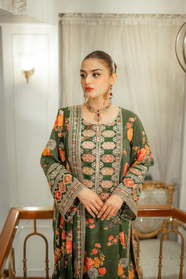 Aneela's Silk Suit-Replica Suits-Replica Zone