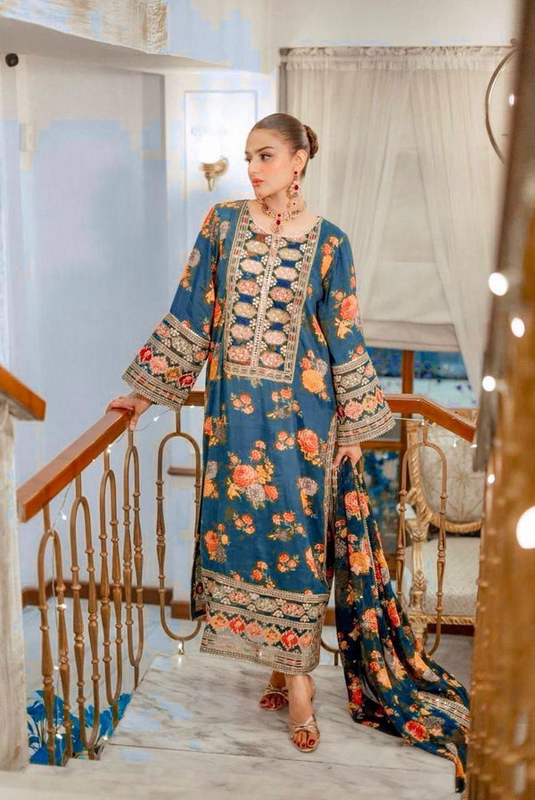 Aneelas Silk Suit-Replica Suits-Replica Zone