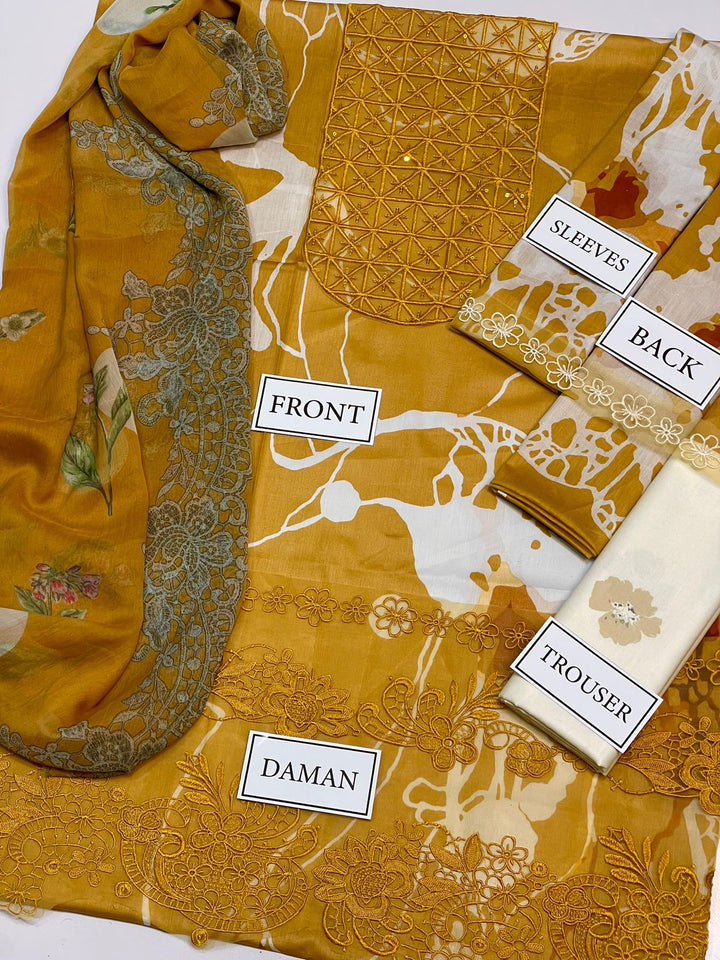 Asifa Nabeel Lawn Suit-Lawn Suits-Replica Zone