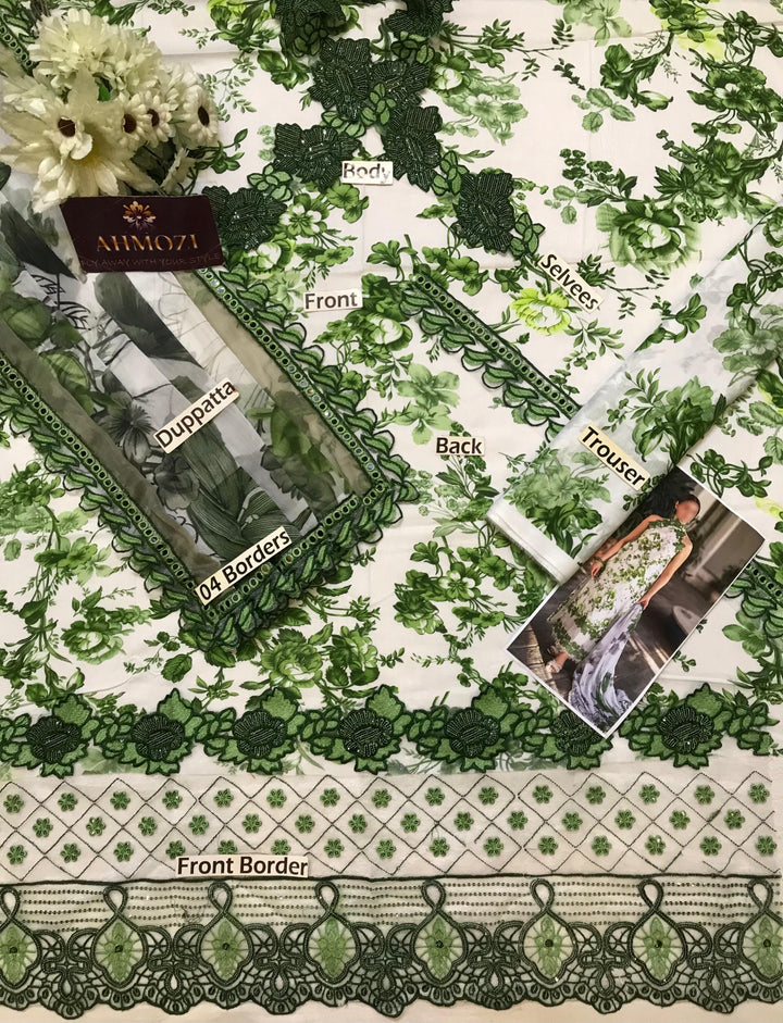 Asifa Nabeel Lawn Suit-Lawn Suits-Replica Zone