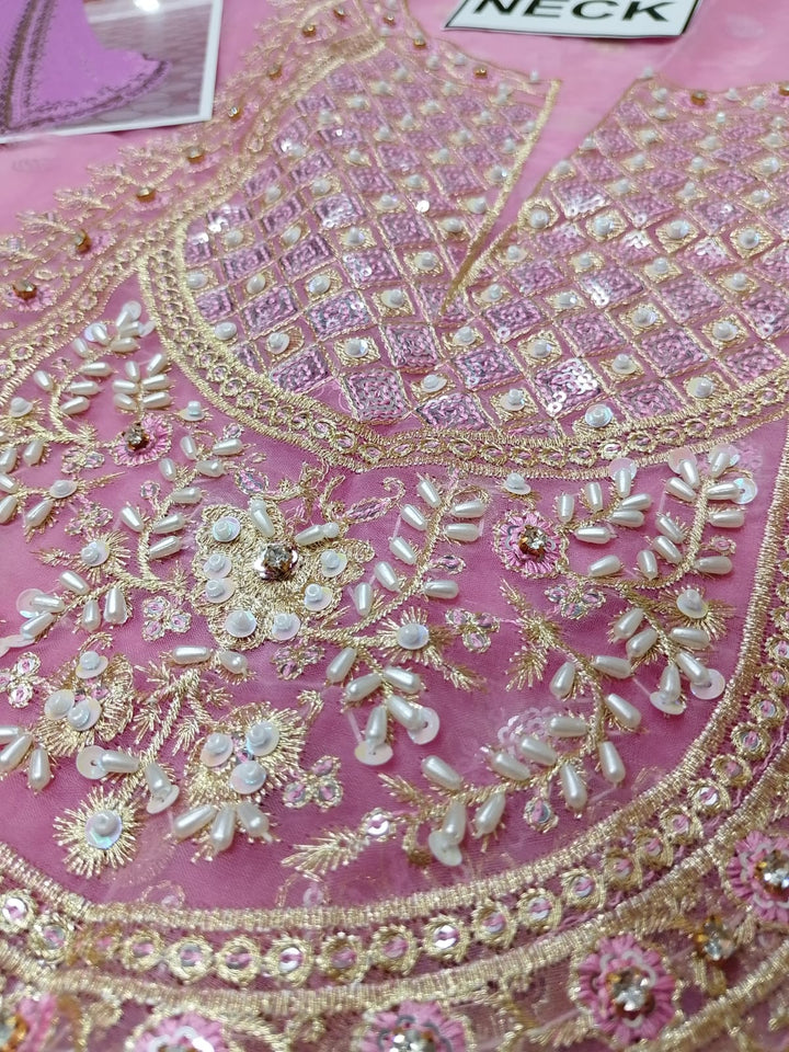 Asim Jofa Chiffon Bridal Suit-Bridal Suits-Replica Zone