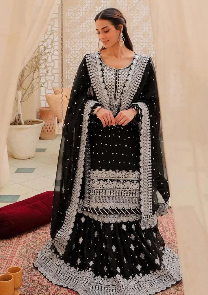 Asim Jofa Chiffon Bridal Suit-Bridal Suits-Replica Zone