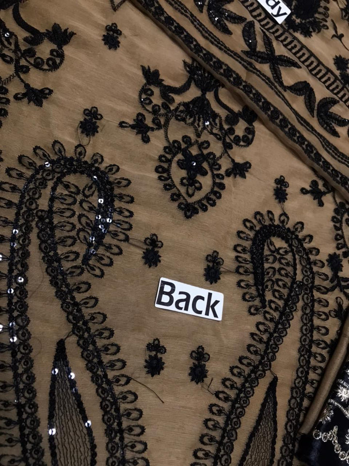 Asim Jofa Chiffon Maxi-Bridal Suits-Replica Zone