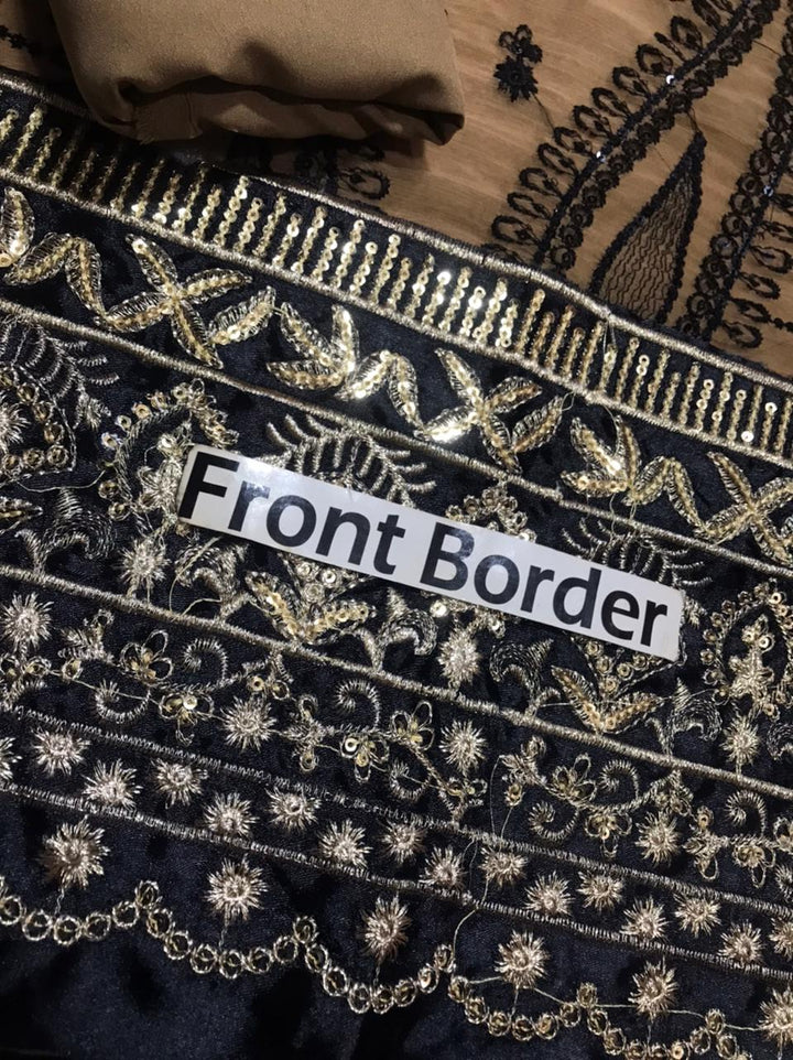 Asim Jofa Chiffon Maxi-Bridal Suits-Replica Zone