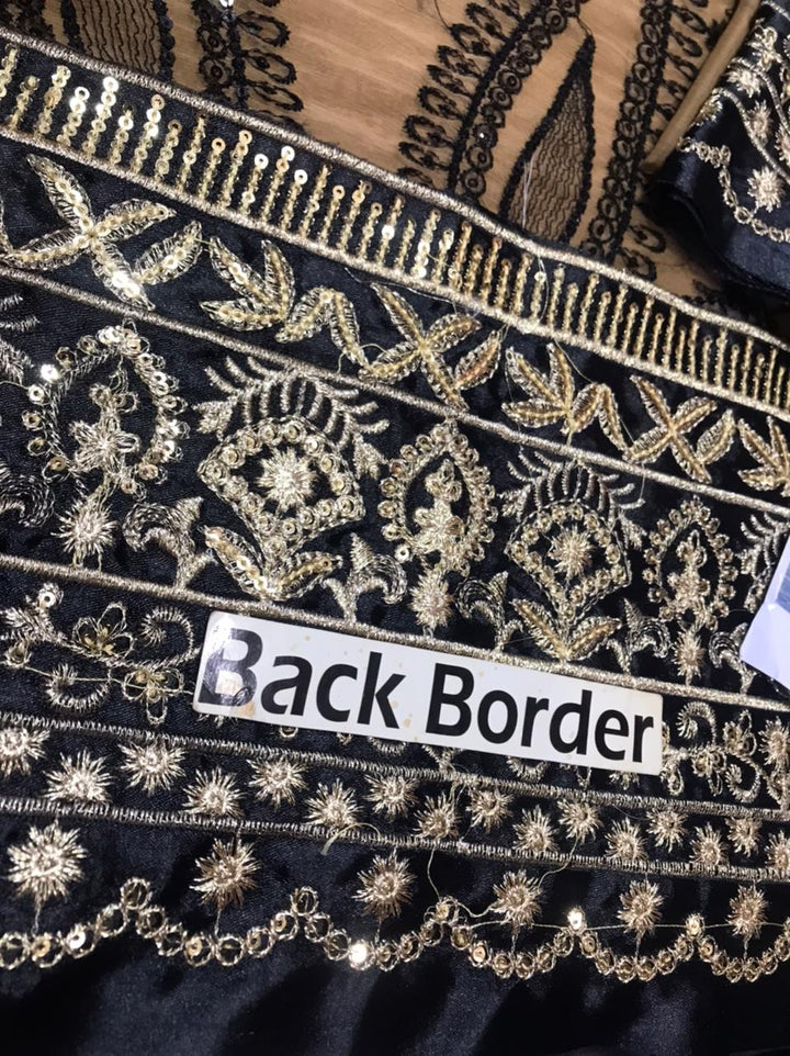 Asim Jofa Chiffon Maxi-Bridal Suits-Replica Zone