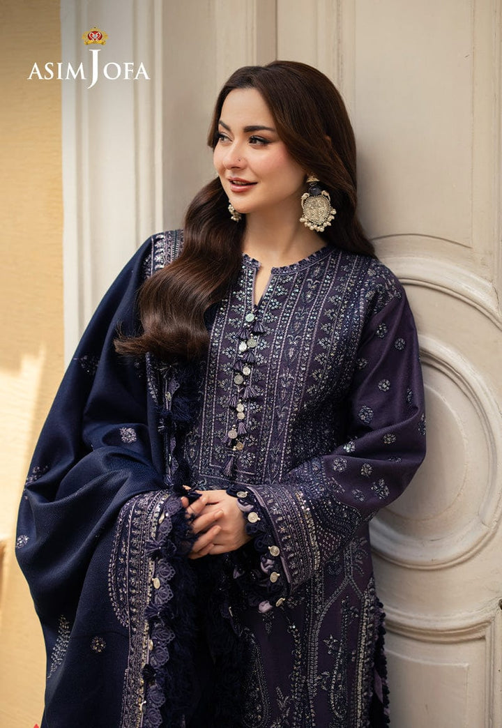 Asim Jofa Chiffon Suit-Replica Suits-Replica Zone
