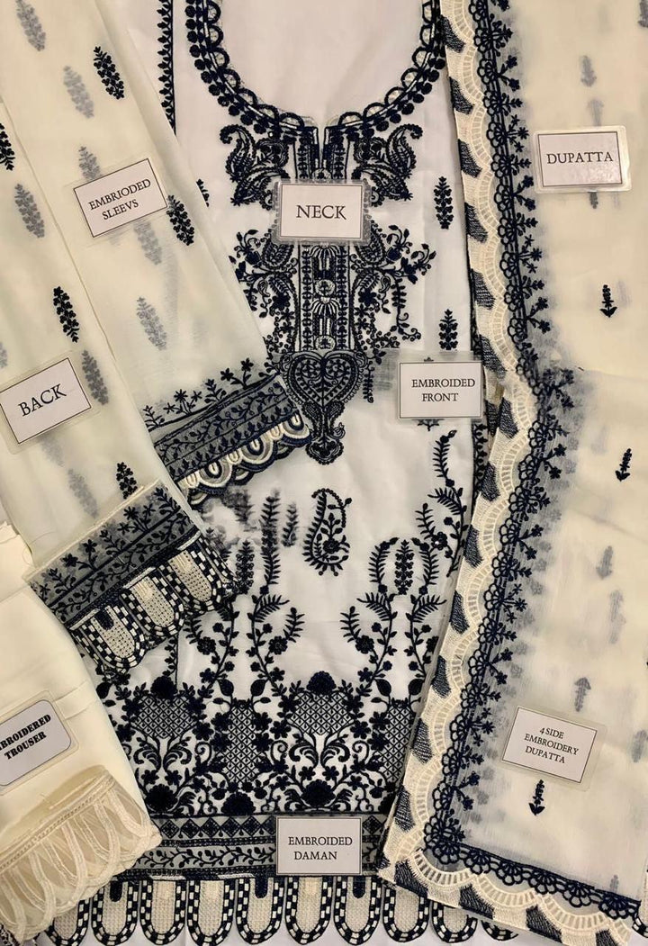 Asim Jofa Chiffon Suit-Replica Suits-Replica Zone