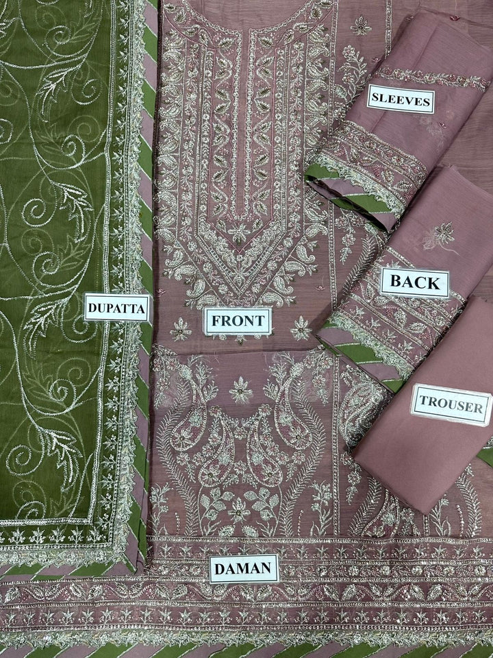 Asim Jofa Chiffon Suit-Replica Suits-Replica Zone