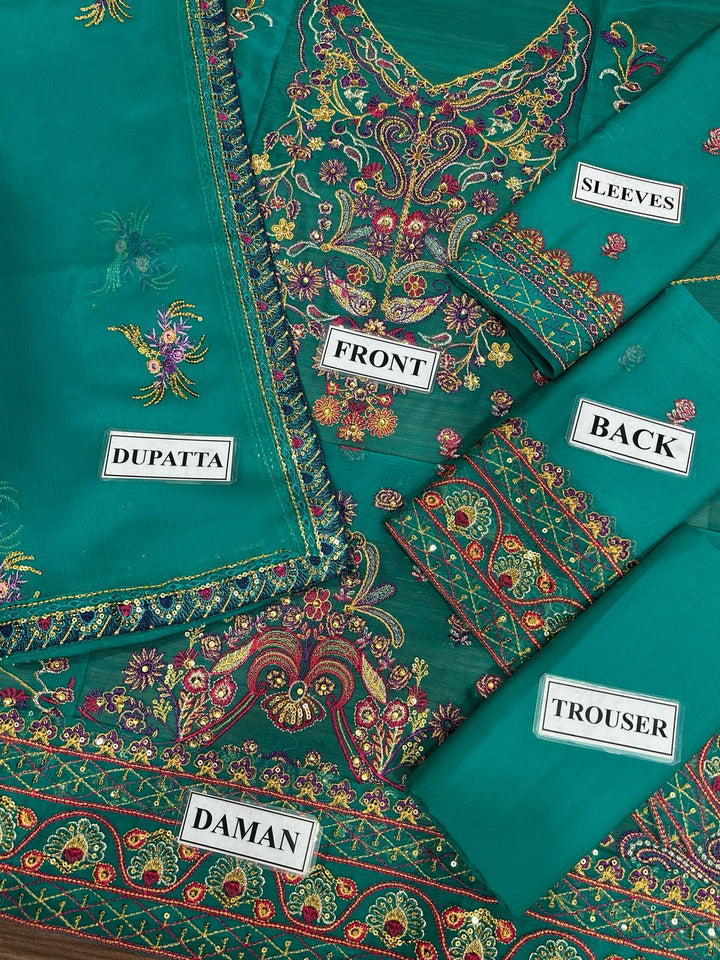 Asim Jofa Chiffon Suit-Replica Suits-Replica Zone