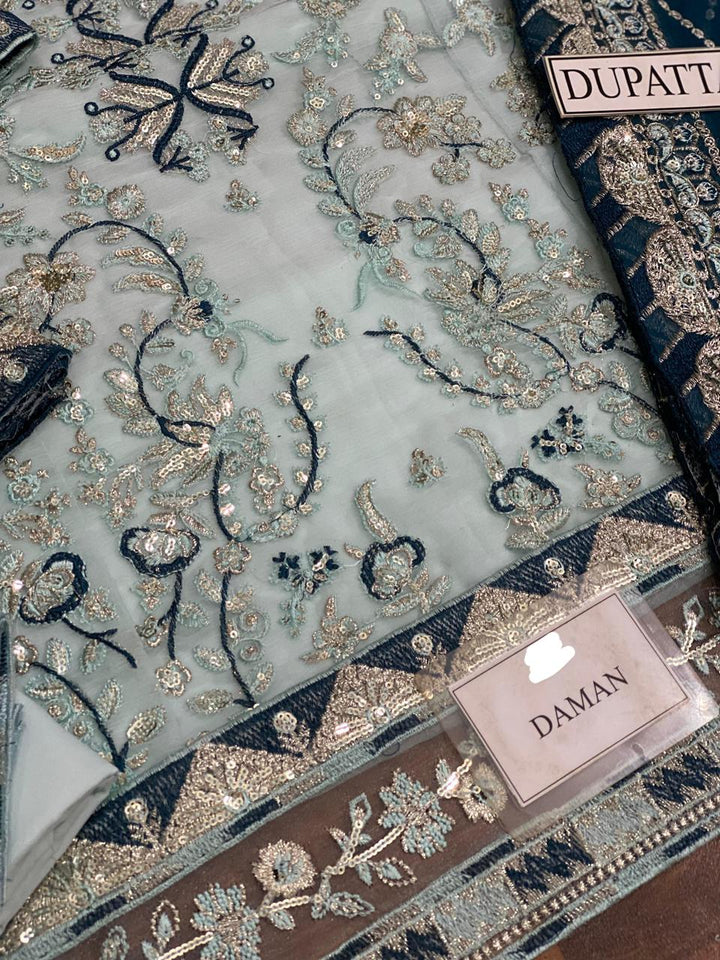Asim Jofa Chiffon Suit-Replica Suits-Replica Zone