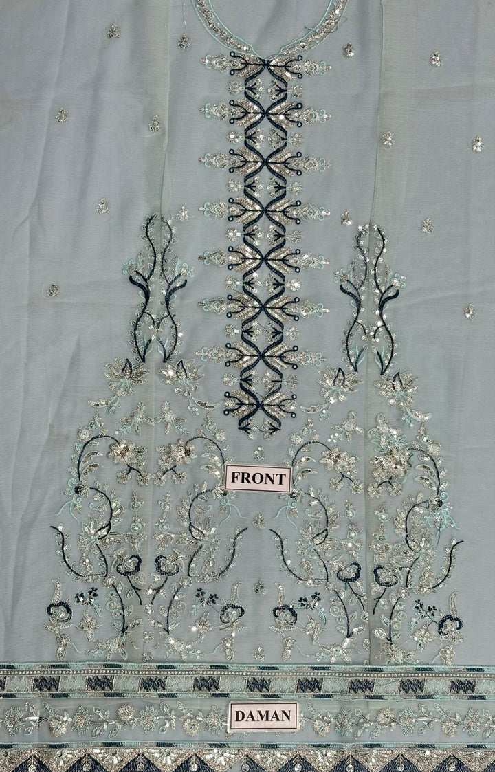 Asim Jofa Chiffon Suit-Replica Suits-Replica Zone