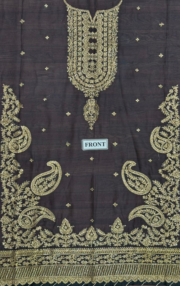 Asim Jofa Chiffon Suit-Replica Suits-Replica Zone