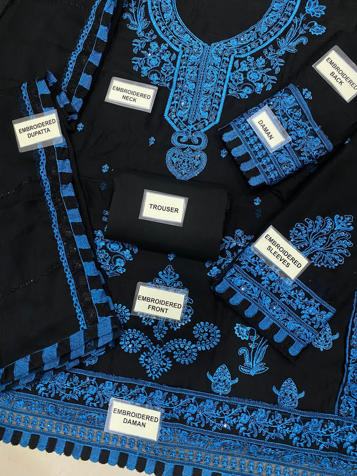 Asim Jofa Chiffon Suit-Replica Suits-Replica Zone