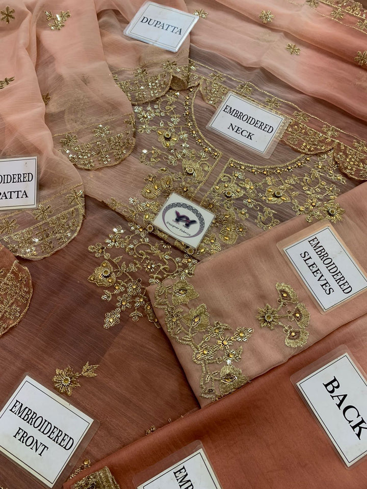 Asim Jofa Chiffon Suit-Replica Suits-Replica Zone