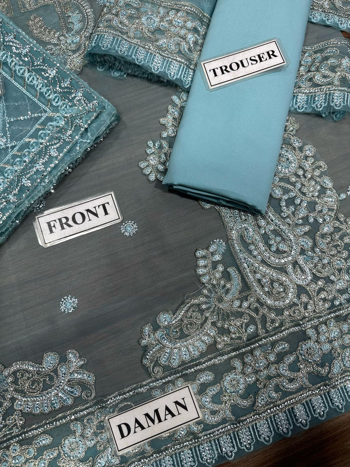 Asim Jofa Chiffon Suit-Replica Suits-Replica Zone