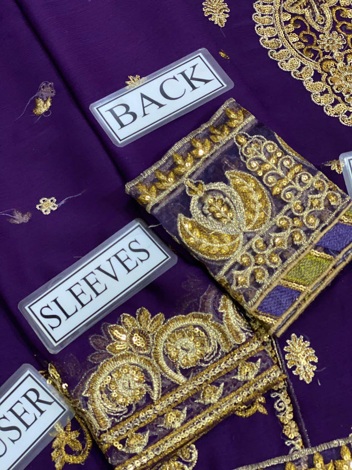 Asim Jofa Chiffon Suit-Replica Suits-Replica Zone