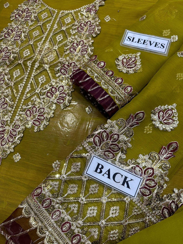 Asim Jofa Chiffon Suit-Replica Suits-Replica Zone