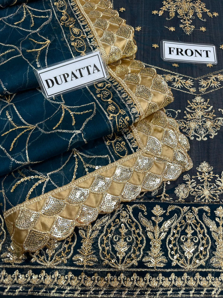 Asim Jofa Chiffon Suit-Replica Suits-Replica Zone
