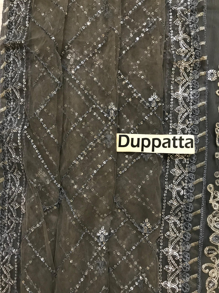 Asim Jofa Chiffon Suit-Replica Suits-Replica Zone