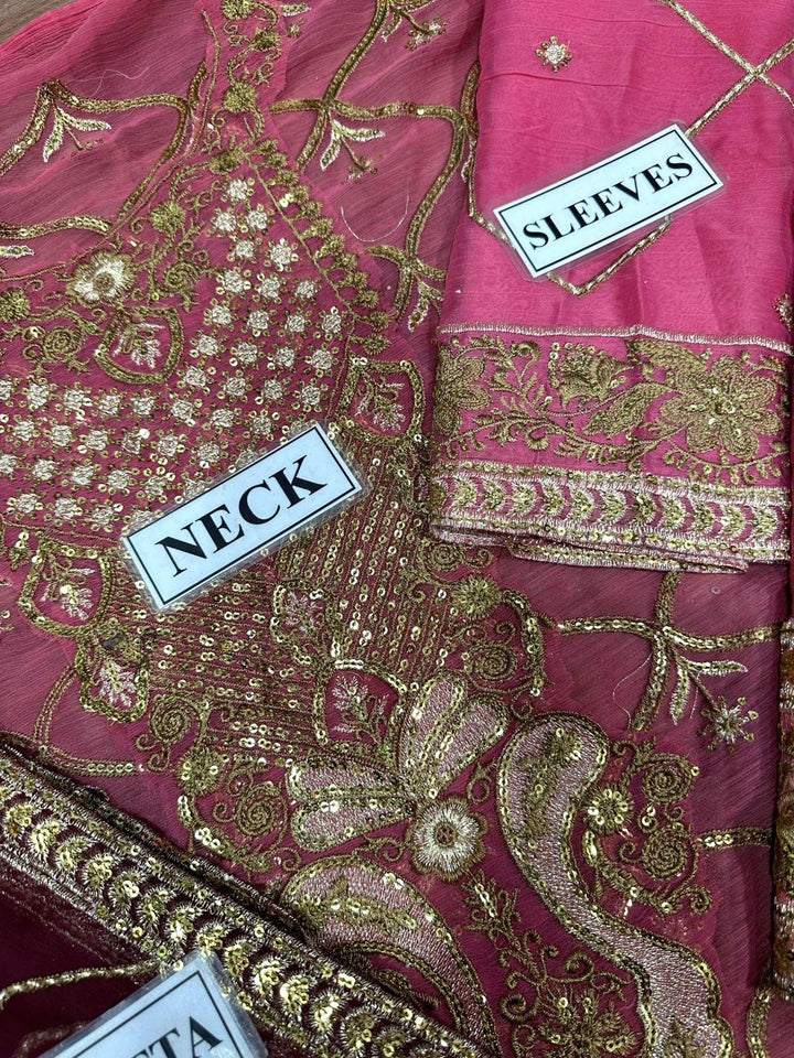 Asim Jofa Chiffon Suit-Replica Suits-Replica Zone