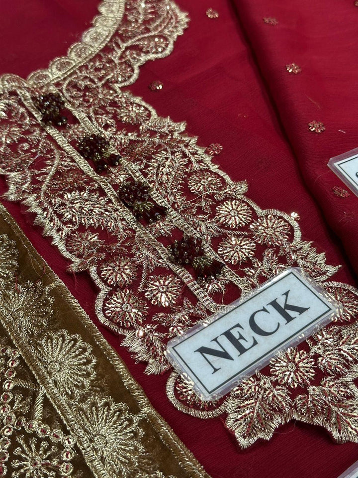 Asim Jofa Chiffon Suit-Replica Suits-Replica Zone