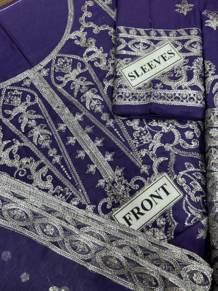 Asim Jofa Chiffon Suit-Replica Suits-Replica Zone