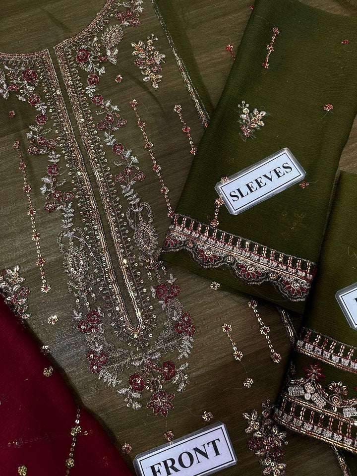 Asim Jofa Chiffon Suit-Replica Suits-Replica Zone