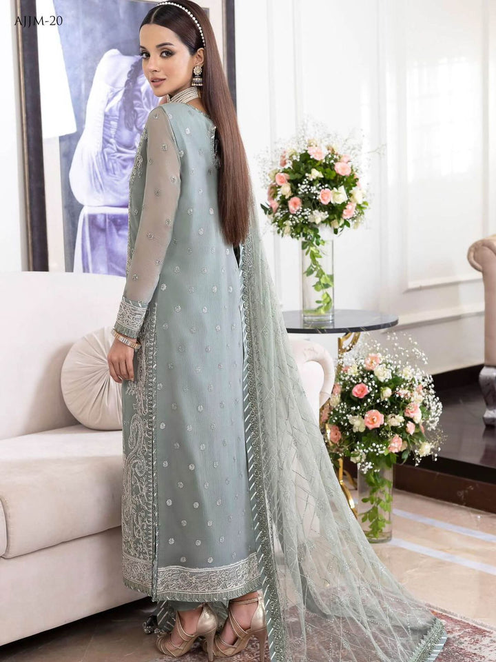 Asim Jofa Chiffon Suit-Replica Suits-Replica Zone