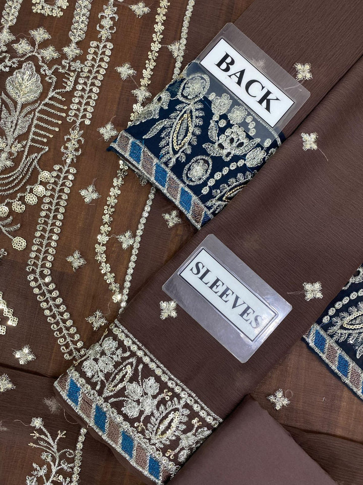 Asim Jofa Chiffon Suit-Replica Suits-Replica Zone