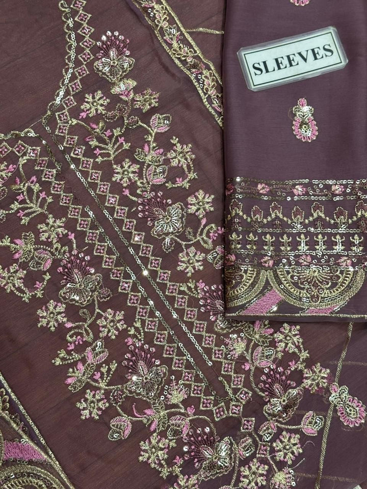 Asim Jofa Chiffon Suit-Replica Suits-Replica Zone