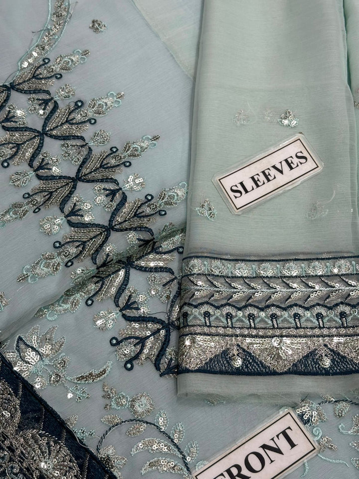 Asim Jofa Chiffon Suit-Replica Suits-Replica Zone