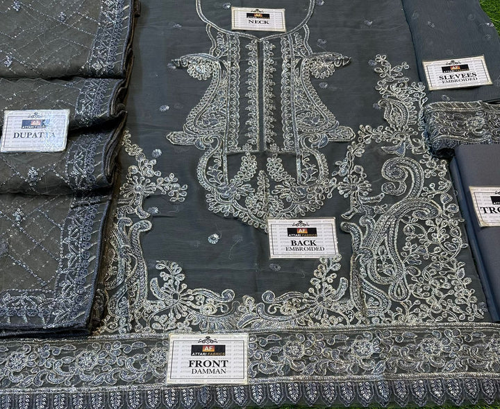 Asim Jofa Chiffon Suit-Replica Suits-Replica Zone