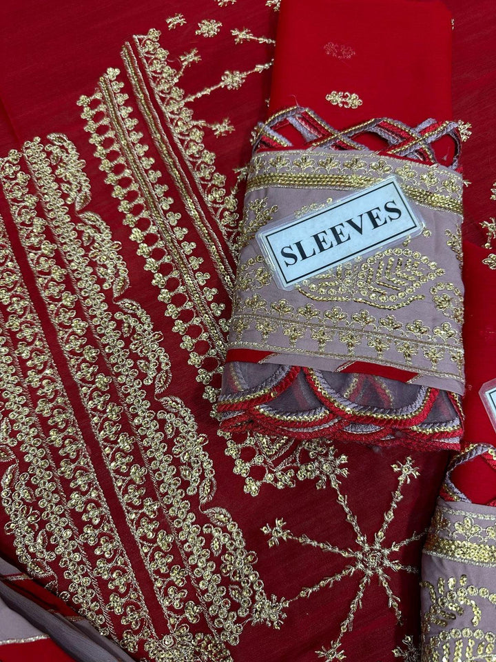 Asim Jofa Chiffon Suit-Replica Suits-Replica Zone