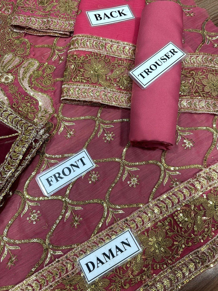 Asim Jofa Chiffon Suit-Replica Suits-Replica Zone