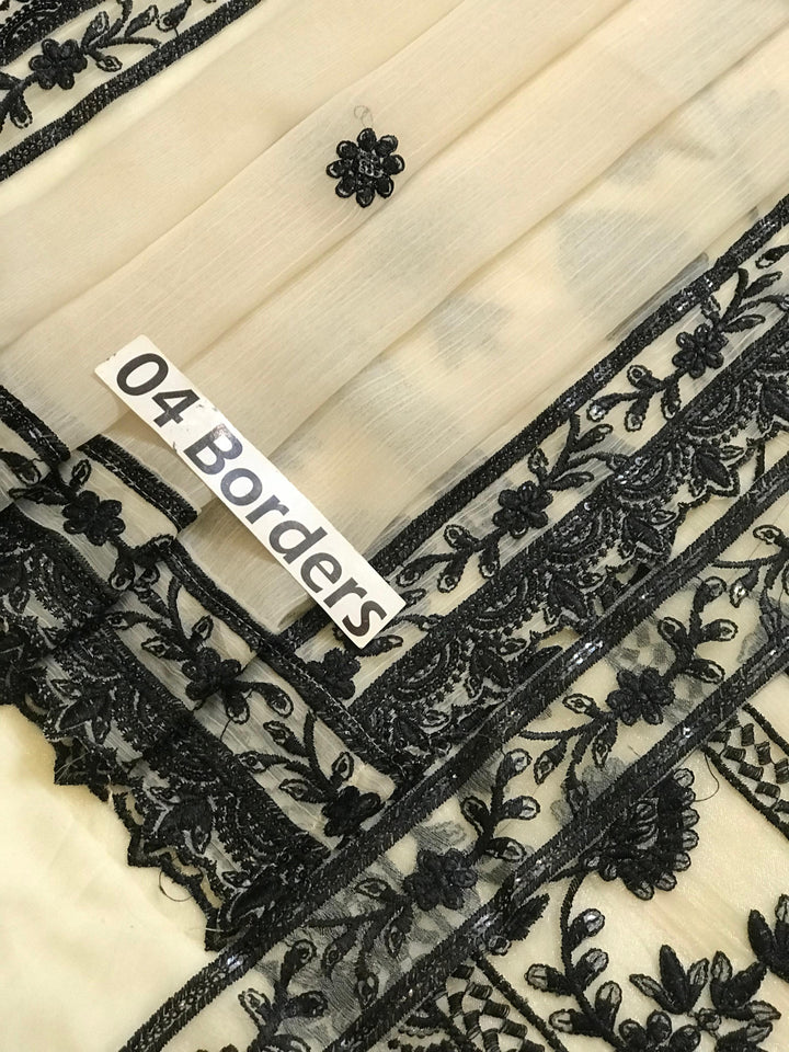 Asim Jofa Chiffon Suit-Replica Suits-Replica Zone