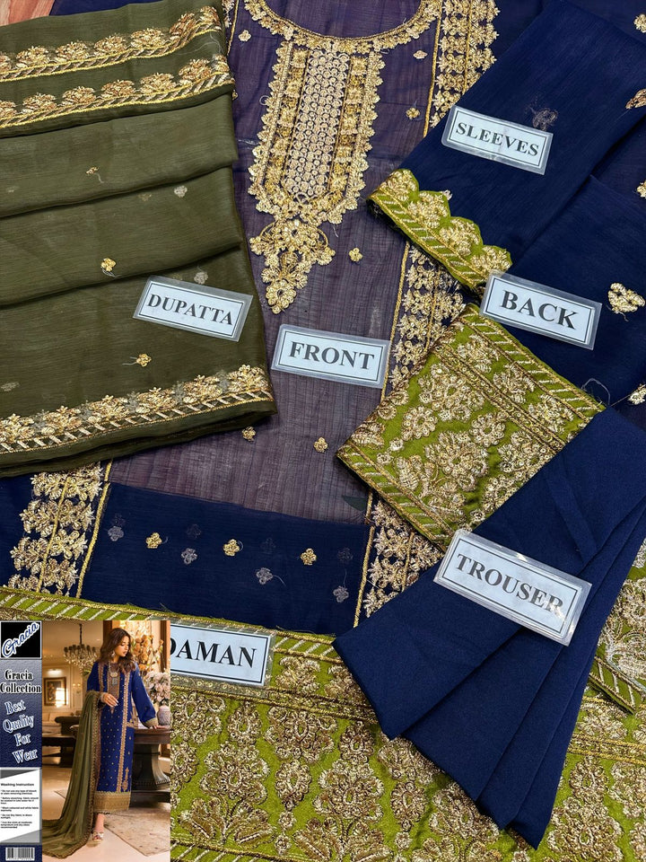 Asim Jofa Chiffon Suit-Replica Suits-Replica Zone
