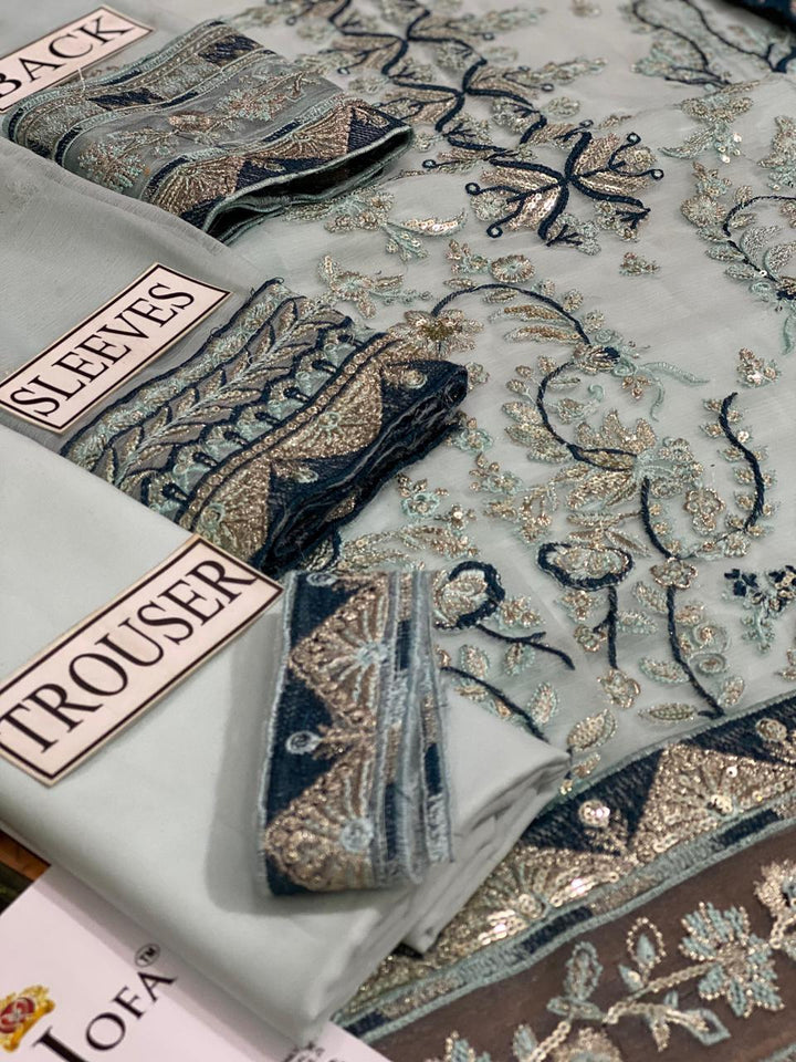 Asim Jofa Chiffon Suit-Replica Suits-Replica Zone