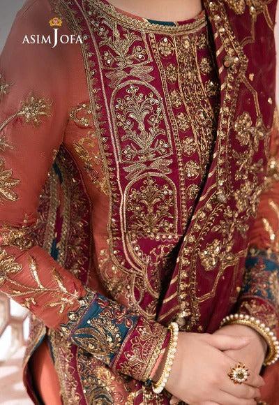 Asim Jofa Chiffon Suit-Replica Suits-Replica Zone