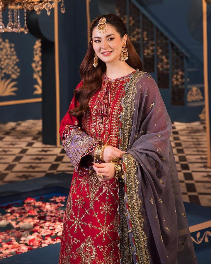 Asim Jofa Chiffon Suit-Replica Suits-Replica Zone
