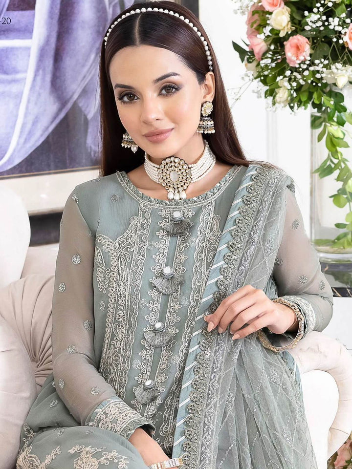 Asim Jofa Chiffon Suit-Replica Suits-Replica Zone