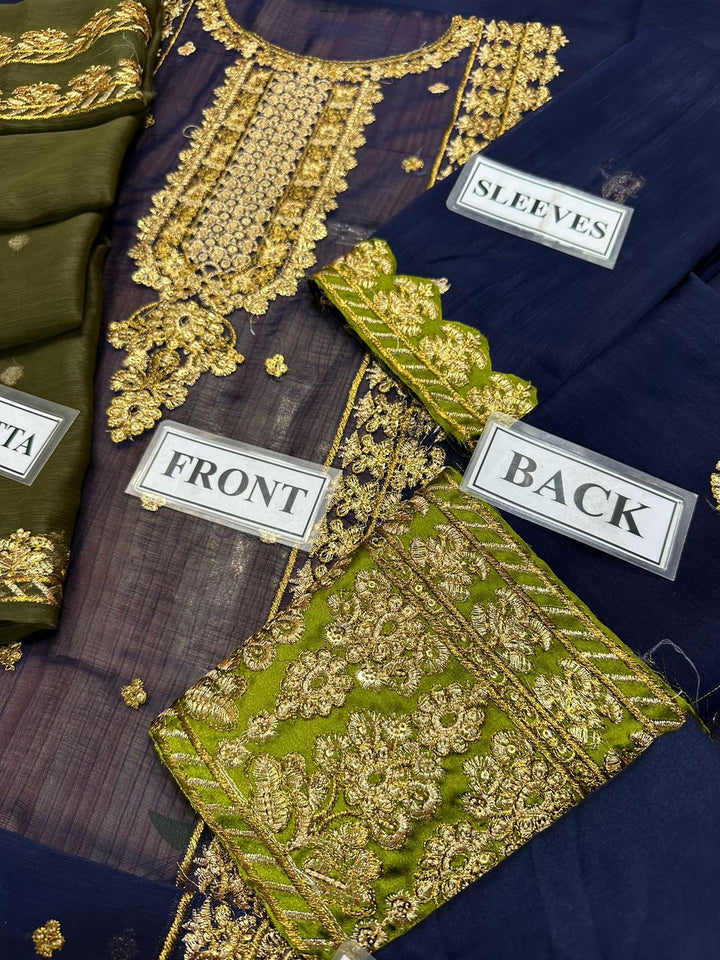 Asim Jofa Chiffon Suit-Replica Suits-Replica Zone