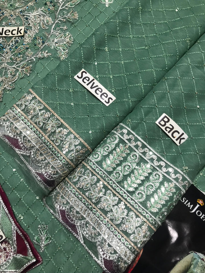 Asim Jofa Chiffon Suit-Replica Suits-Replica Zone