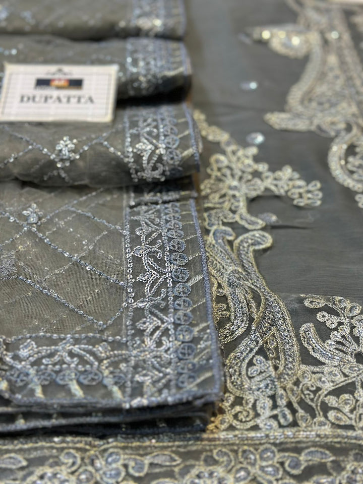 Asim Jofa Chiffon Suit-Replica Suits-Replica Zone