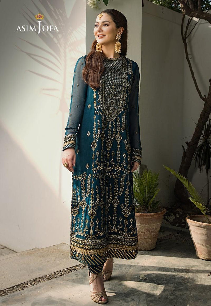 Asim Jofa Chiffon Suit-Replica Suits-Replica Zone